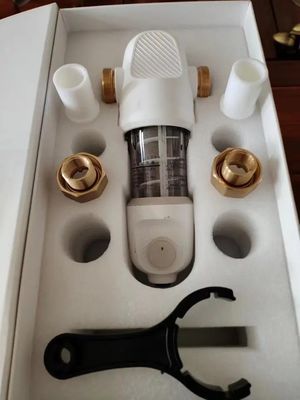 Miedziane filtry do wody 360 stopni Oczyszczacz wody do użytku domowego z manometrem